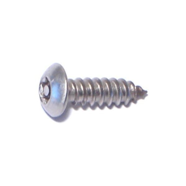 Midwest Fastener Sheet Metal Screw, #10 x 5/8 in, 18-8 Stainless Steel Round Head Torx Drive, 12 PK 77742 - main